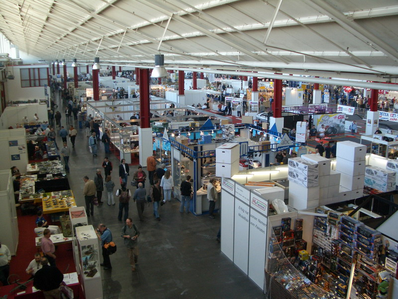 RC-Car Halle von oben
