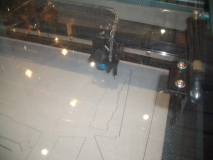 Depron mit Laser schneiden