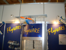 Lasergeschnittenes Modell von Flyware