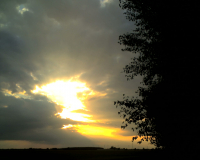 Sonnen- und Wolkenimpressionen in Schmoldow