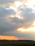 Sonnen- und Wolkenimpressionen in Schmoldow