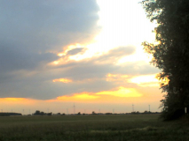 Sonnen- und Wolkenimpressionen in Schmoldow