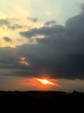 Sonnen- und Wolkenimpressionen in Schmoldow
