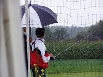 trotz leichten regen sorgte christian für abwechslung...