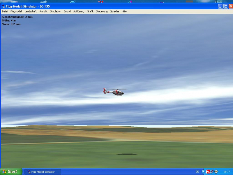 EC 135 im FMS