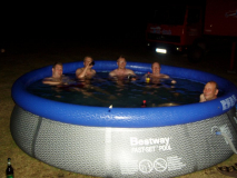 Pool-Party am letzten Abend