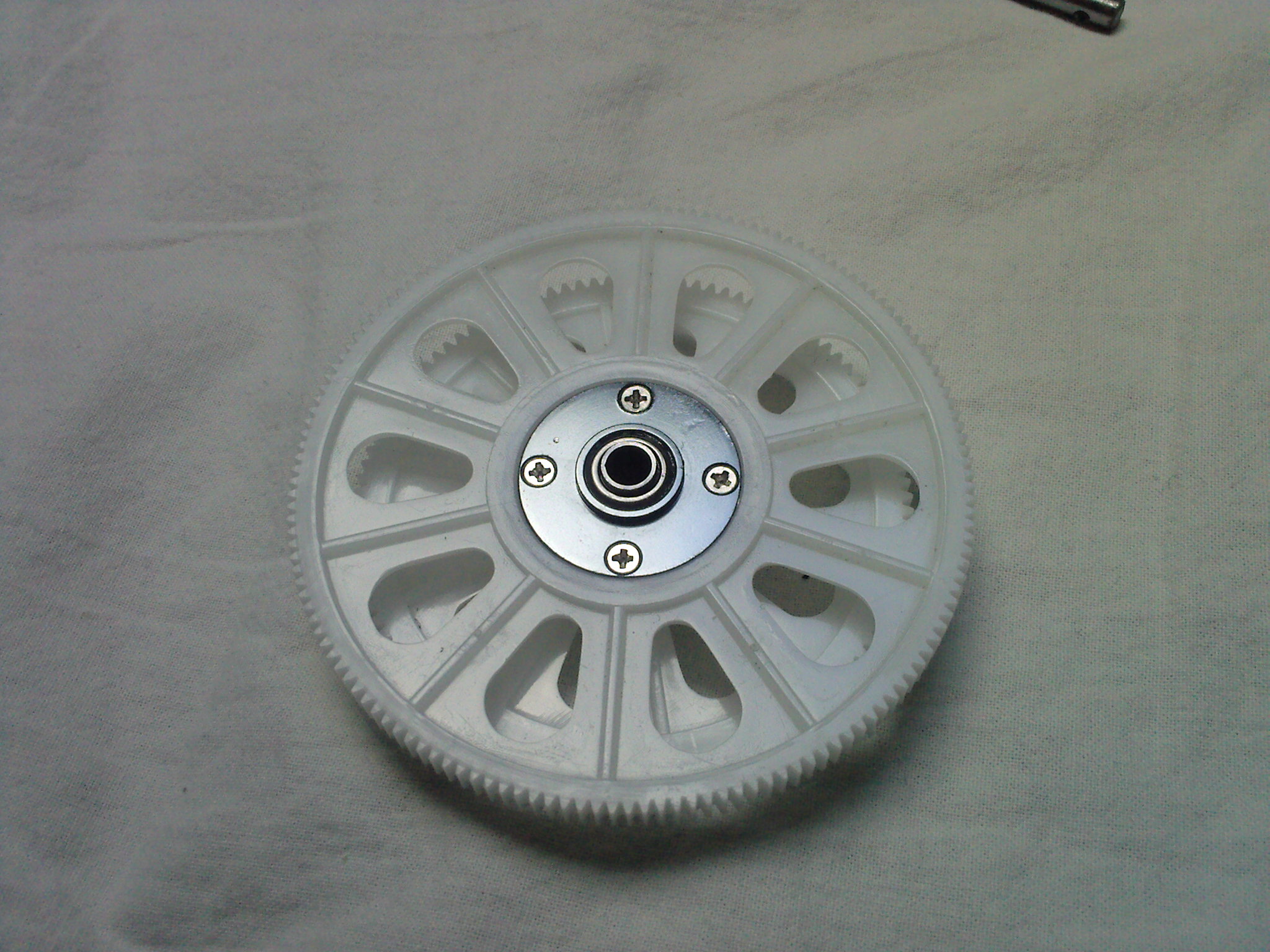 Und hier mal das ganze Zahnrad