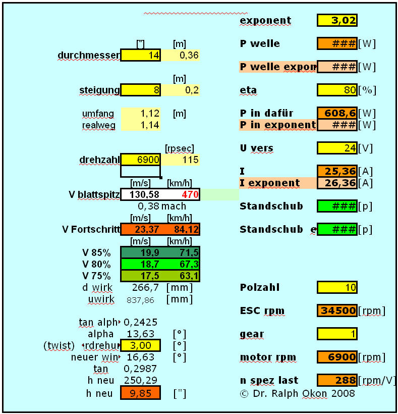 Hier die Exceltabelle, zumindest der errechnete Strom passt in etwa.