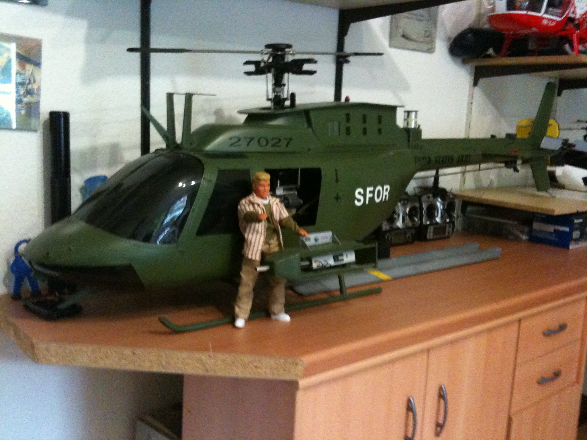 Bell Jet Ranger III KIOWA, 1,80m Rotor, ZG 23