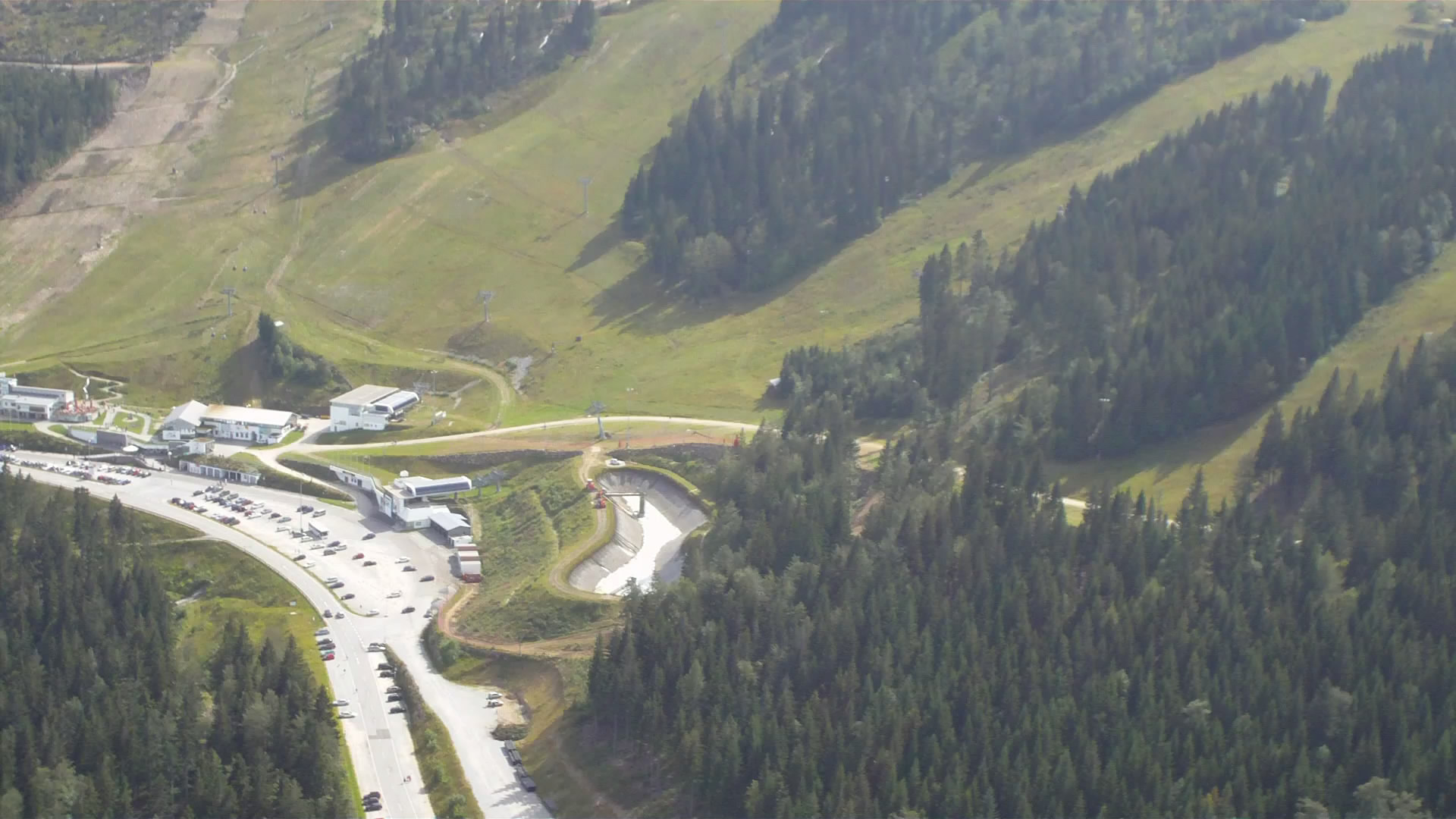 Die Talstation der Gondelbahn
