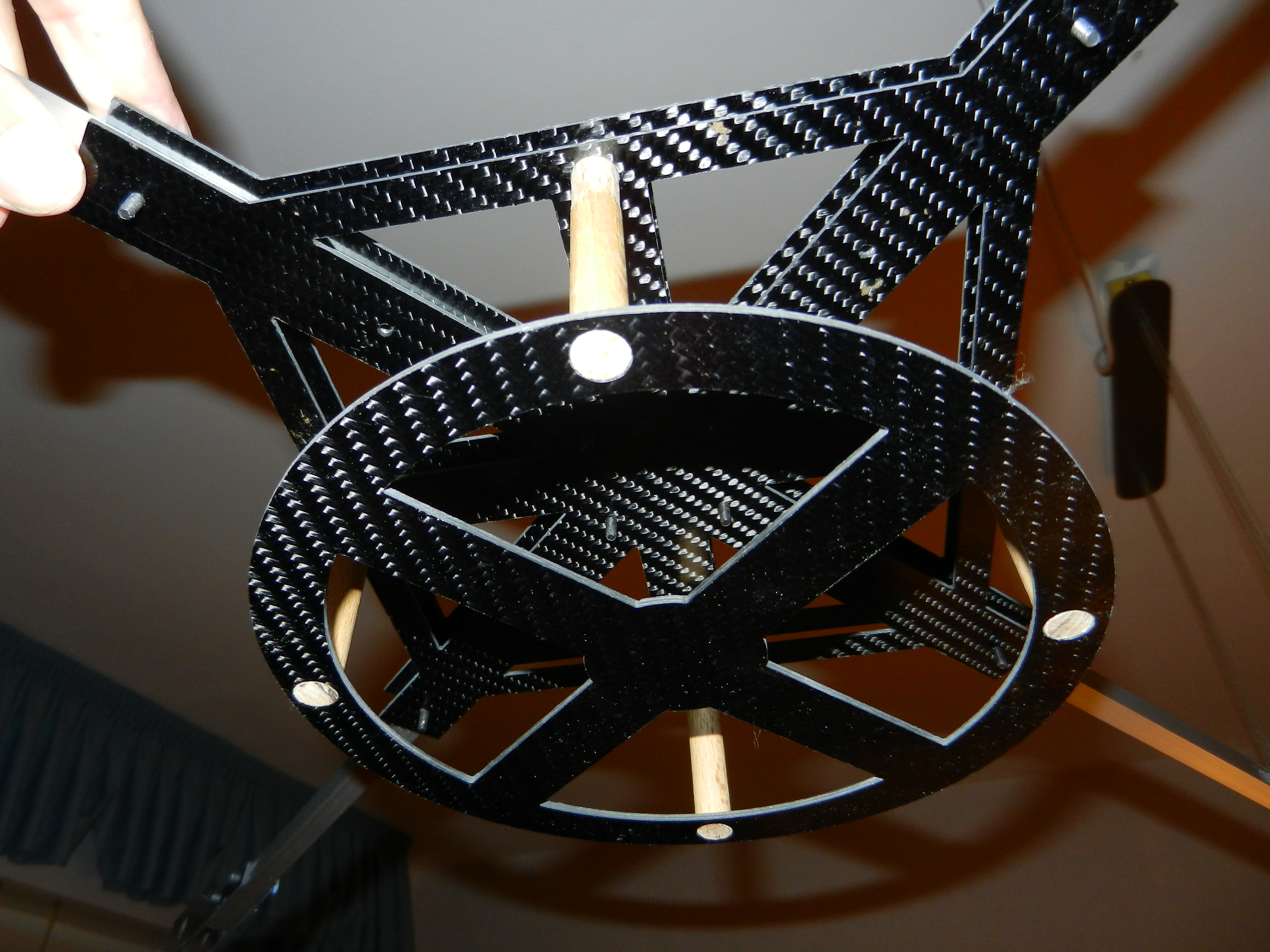 Der Akkuschacht für 3 - 6s Akkus aus 0,5mm Alu