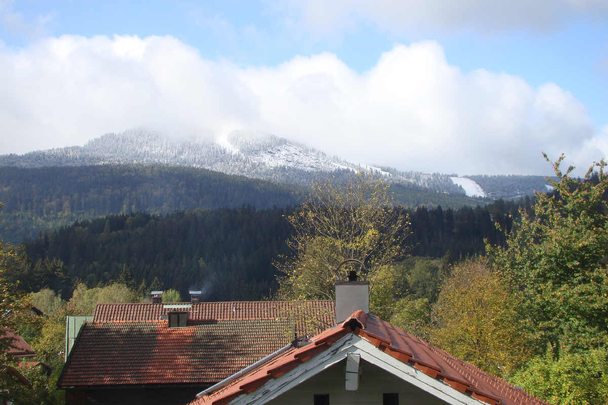 Blick aus dem Badfenster