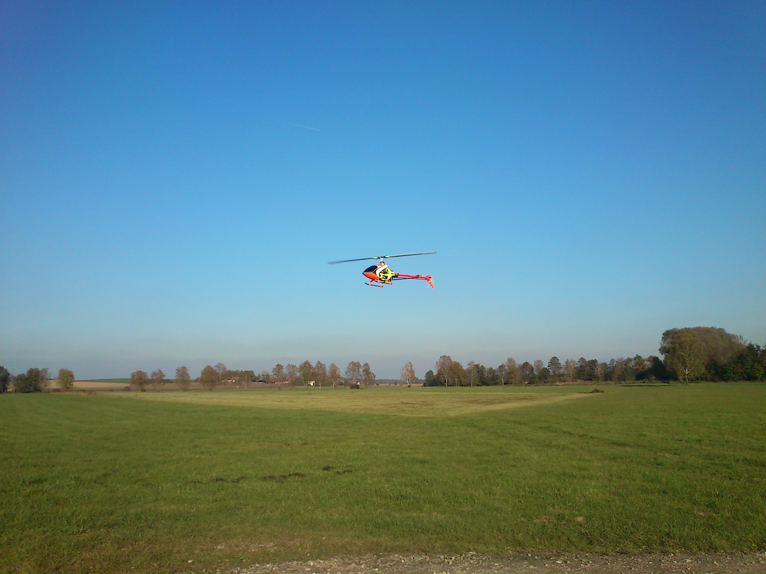So sah er aus der fliegende Clown bevor er einschlug! ;-)