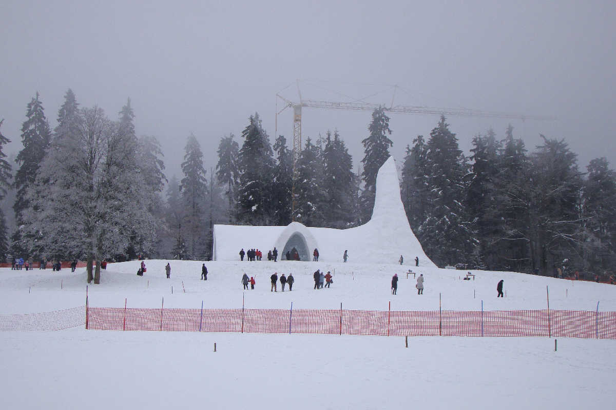 Beim Heimgehen klarte es etwas auf