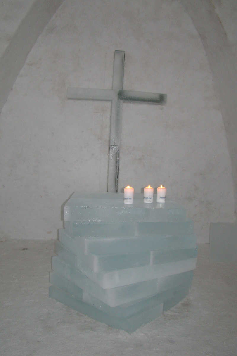 Mir gefällt der Eisaltar