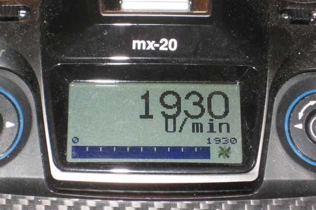 Telemetrie der MX-20 Hott