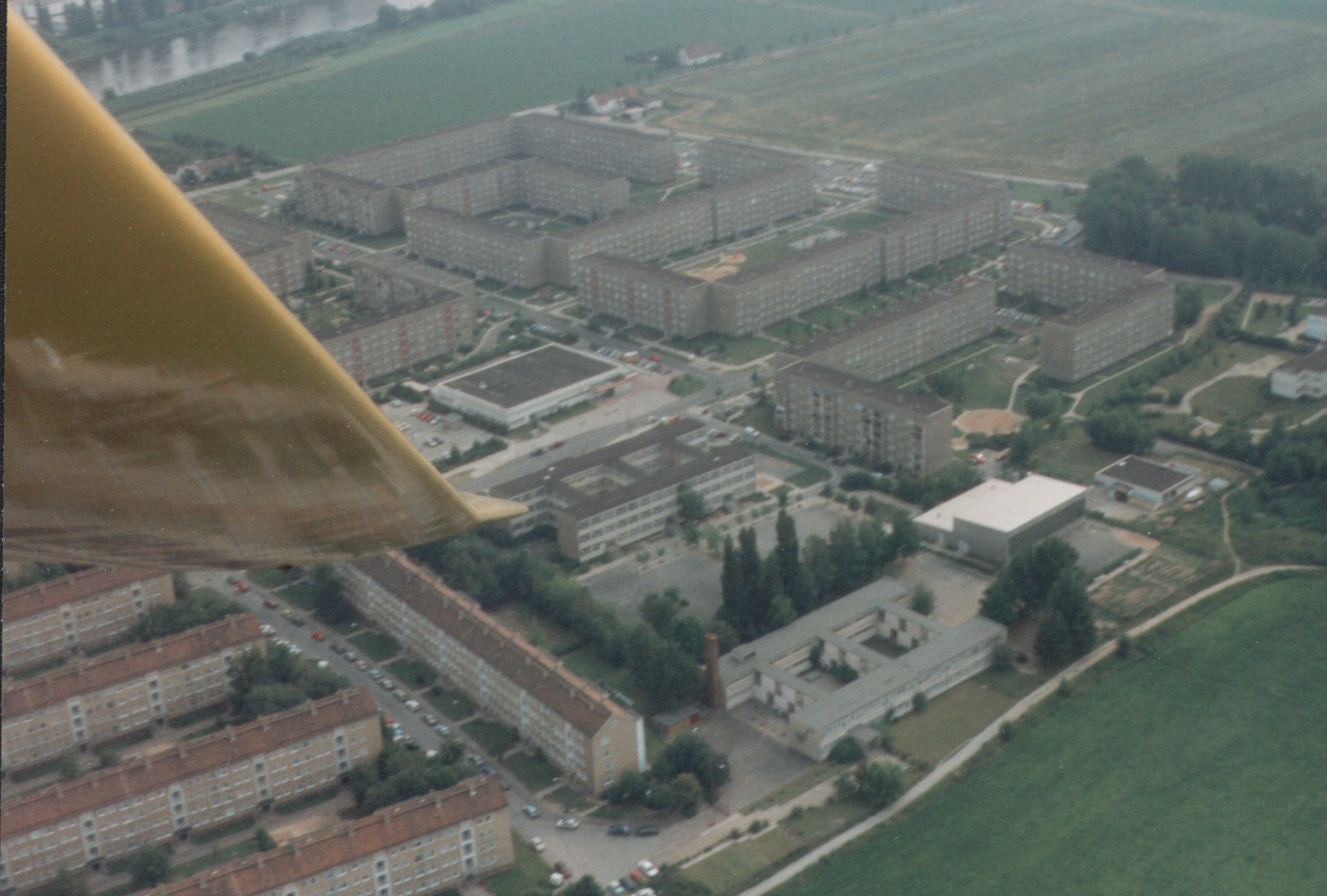 Pirna Copitz - Letzte Kurve im Landeanflug mit dem SZD-30 Pirat in ca. 100m Höhe