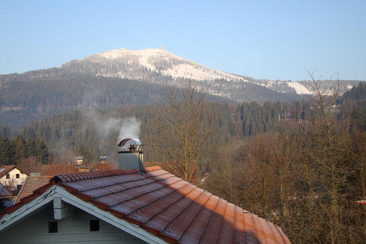 Blick aus dem Schlafzimmer