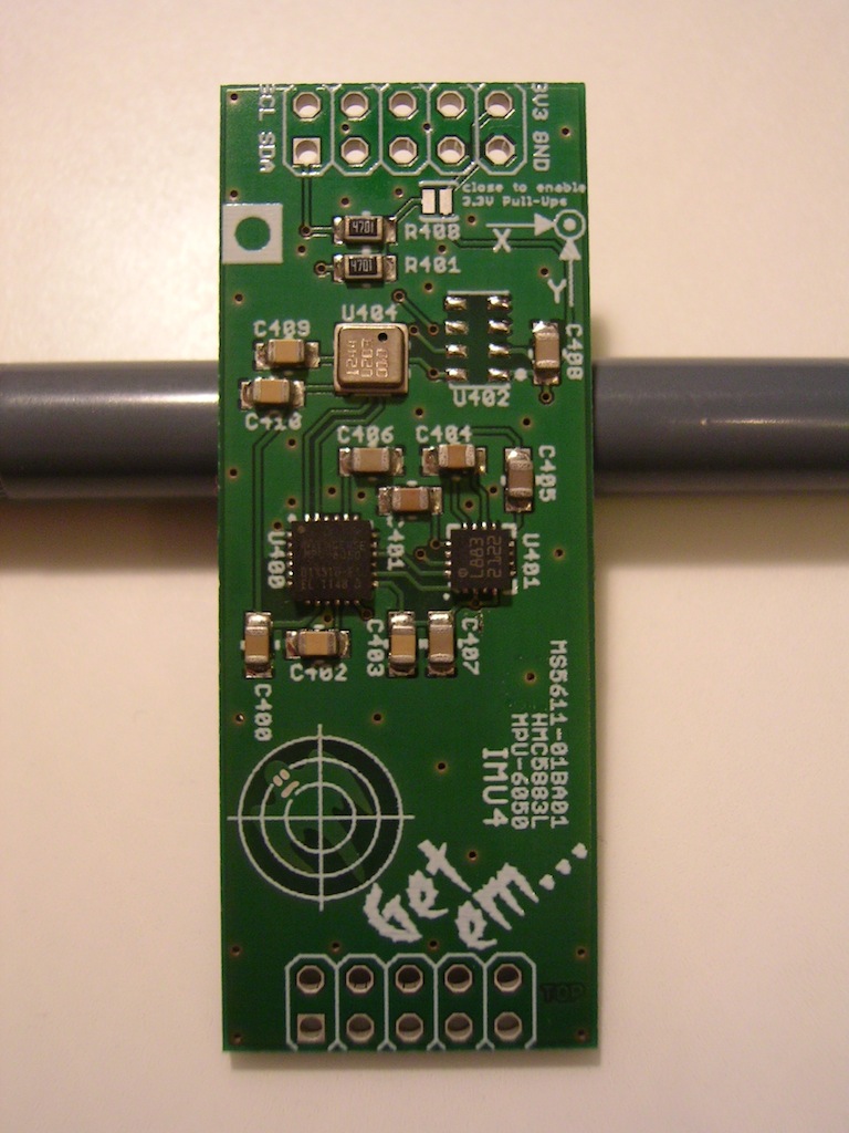 IMU4 - jedoch mit BMP180 (statt MS5611-01BA01)