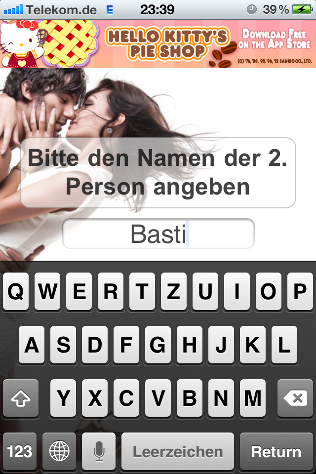 Namen 2 Basti -&gt; thats me :-)