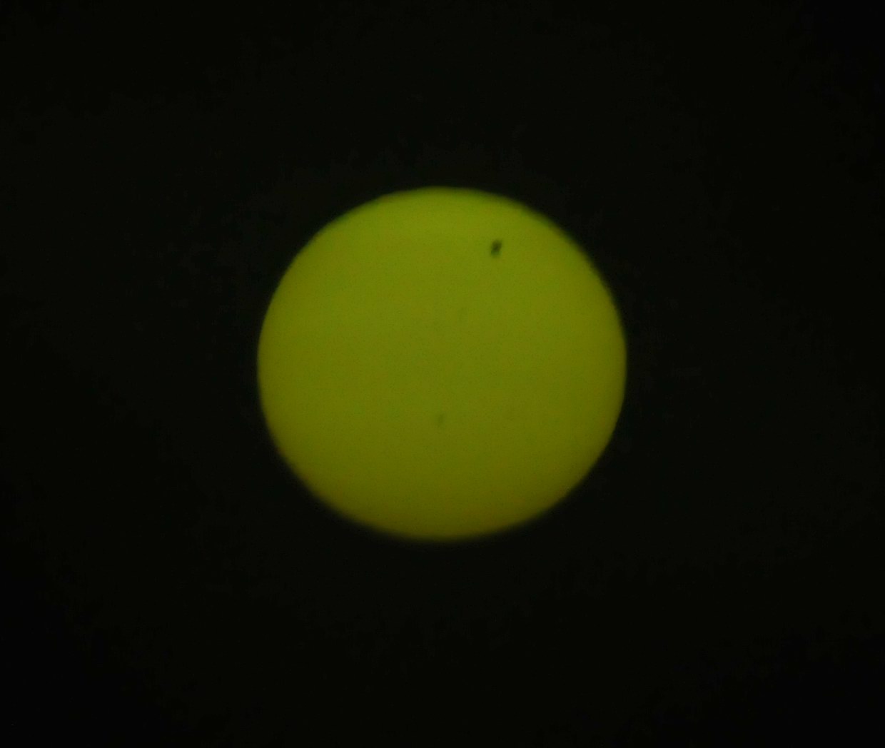 Venustransit am 06.06.2012 um 5 Uhr 19