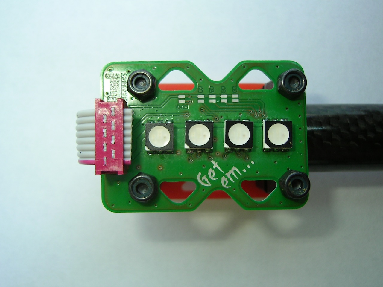 STARLIGHT RBG-LED montiert unterm FCP-Motormount - Unterseite