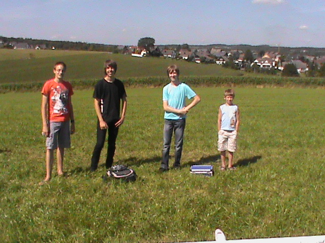 Wir und unser kleiner Helfer :-)
