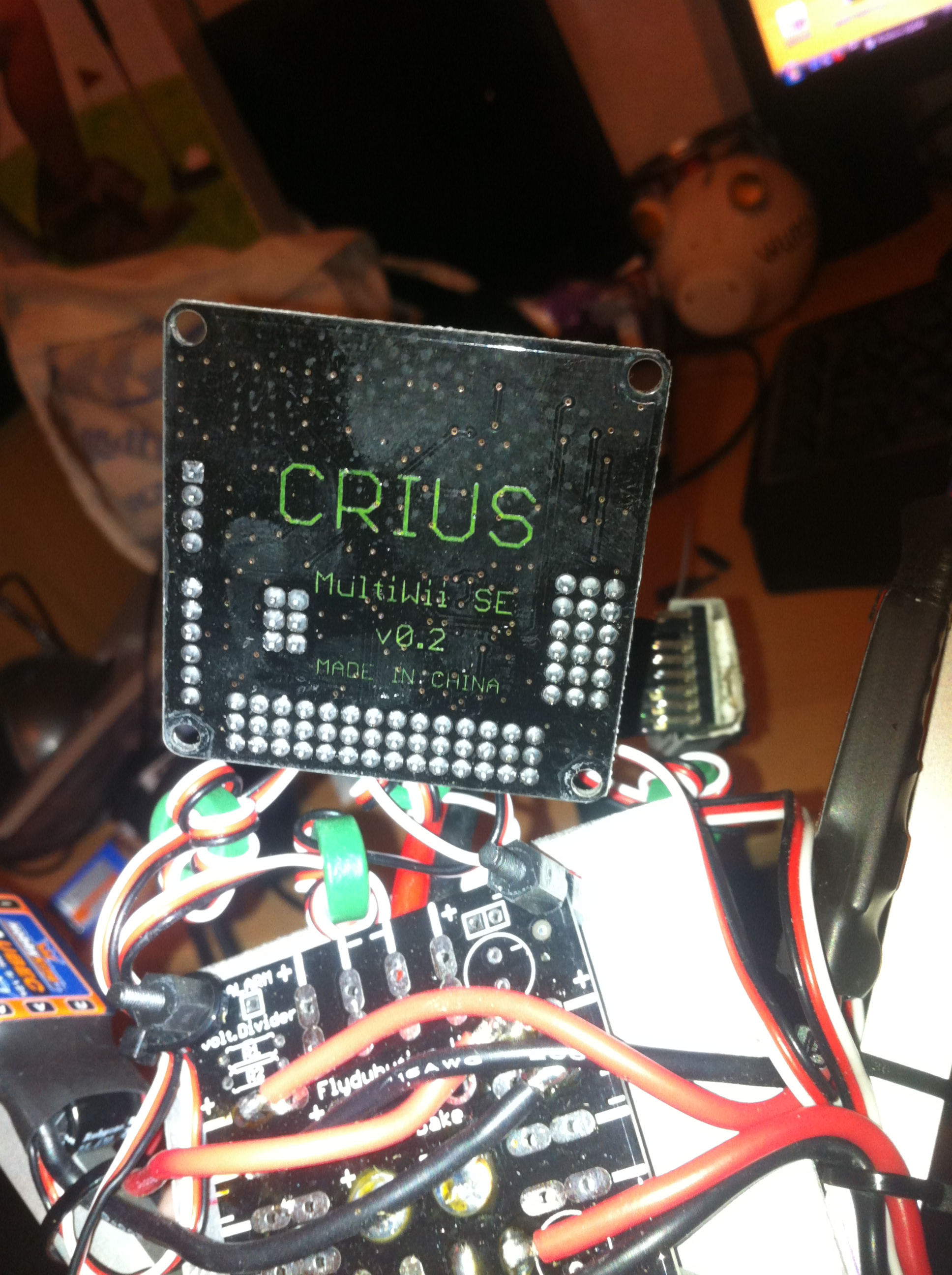 FC von unten<br />Crius MultiWii SE V0.2