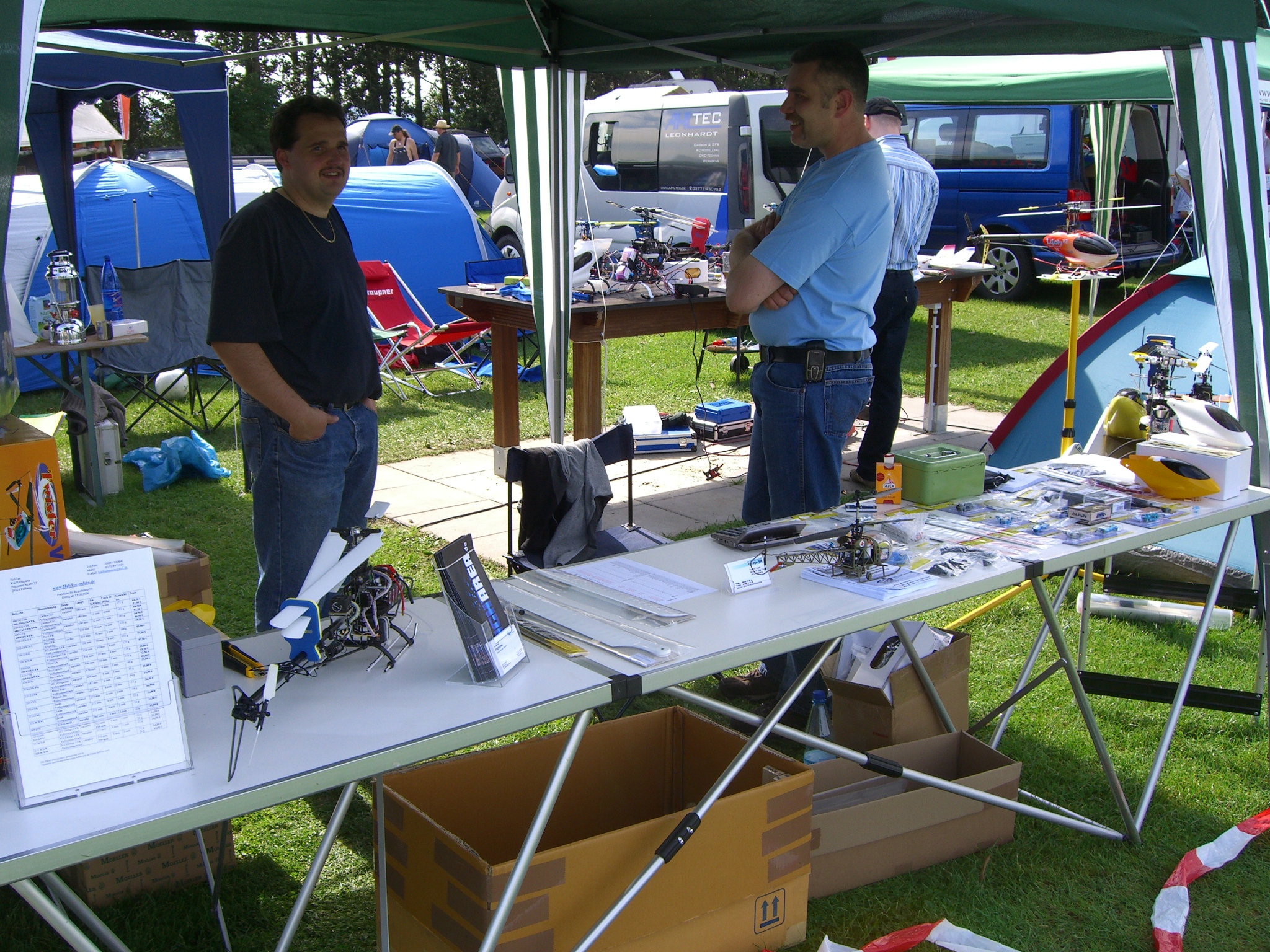 Heli tec und der Modellbautreff (und im Hintergrund ein Outdoor Pico)