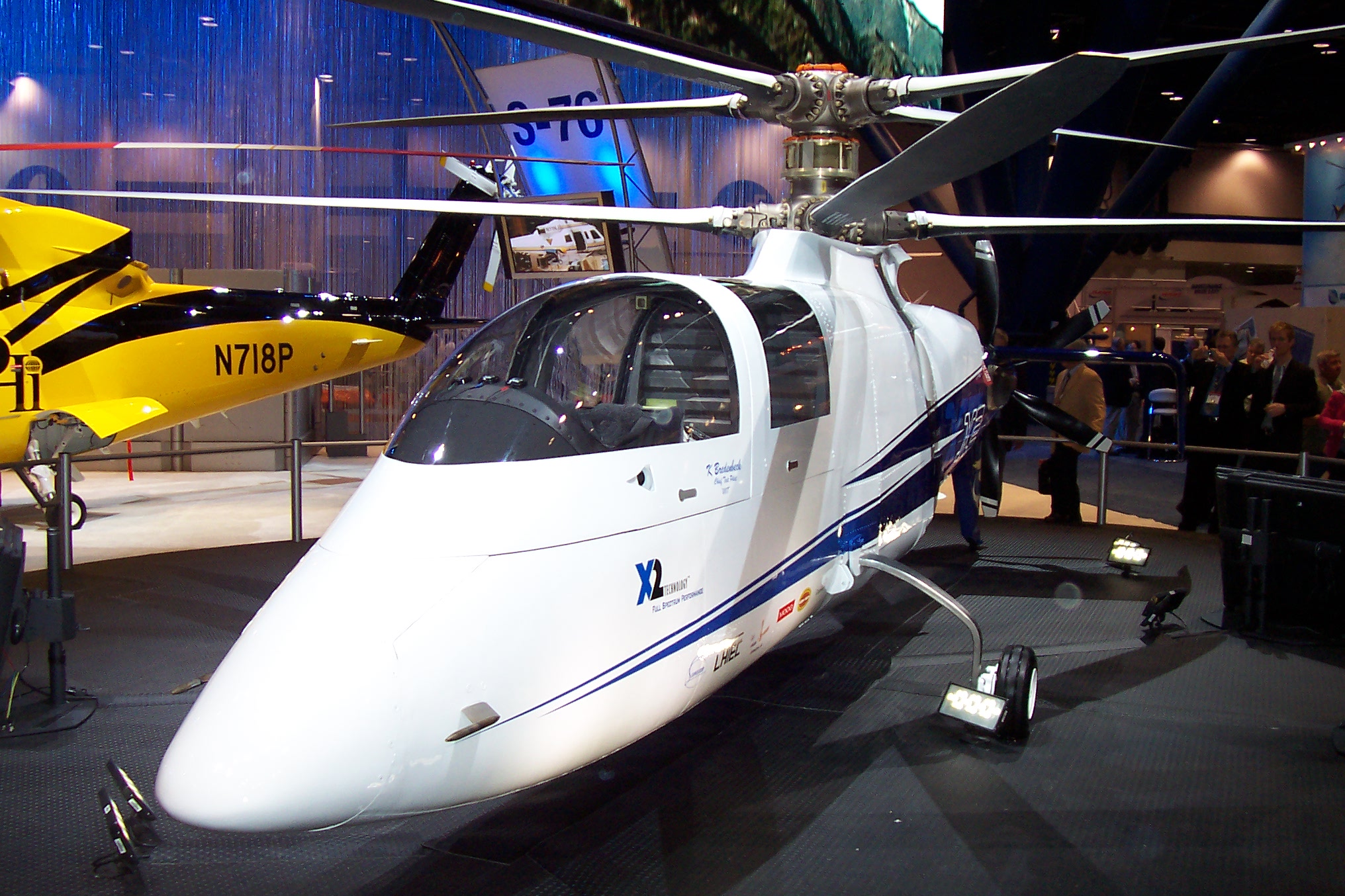 Sikorsky X2 auf der HeliExpo 2008 in Houston