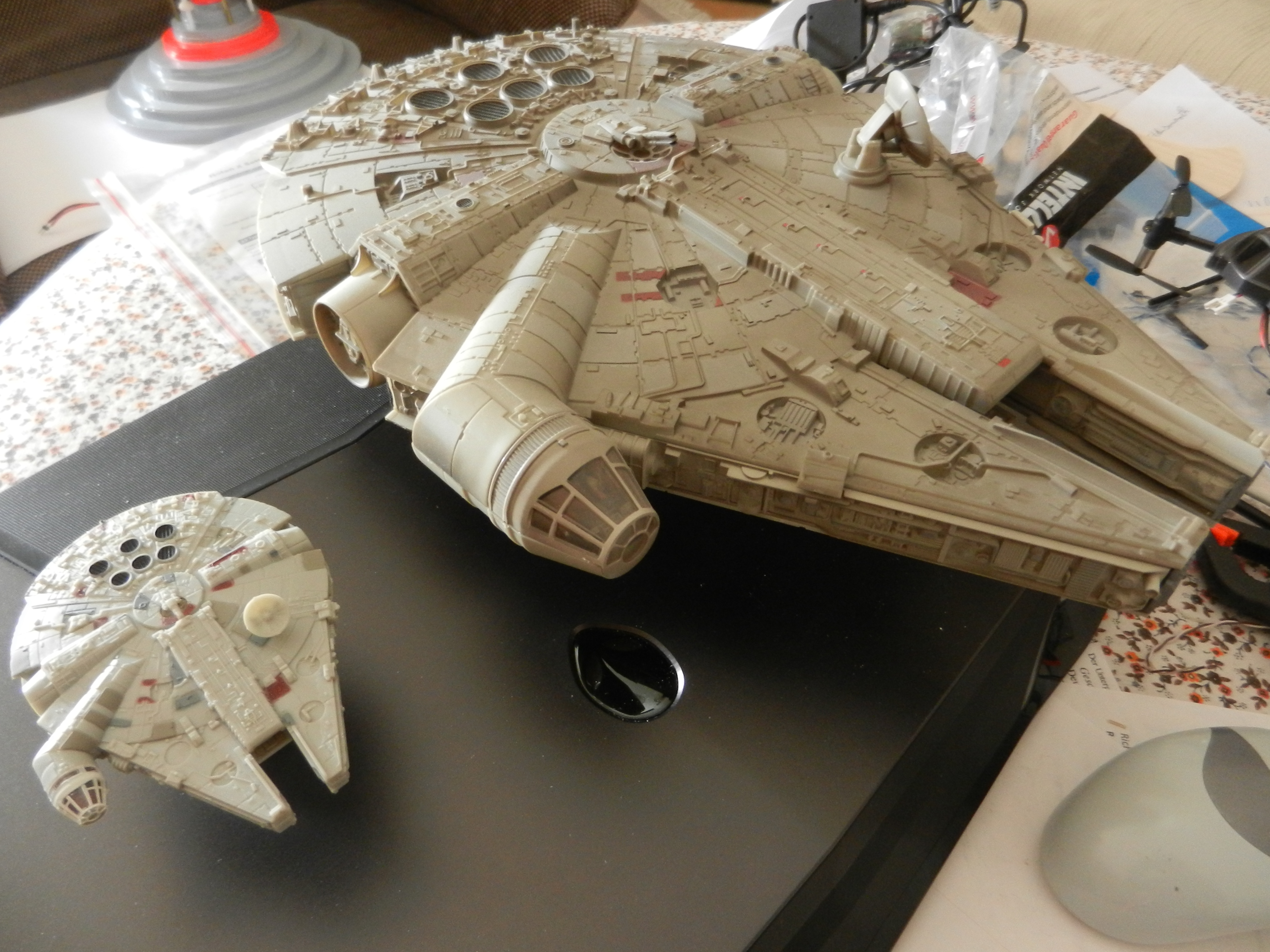 Falcon gross und klein