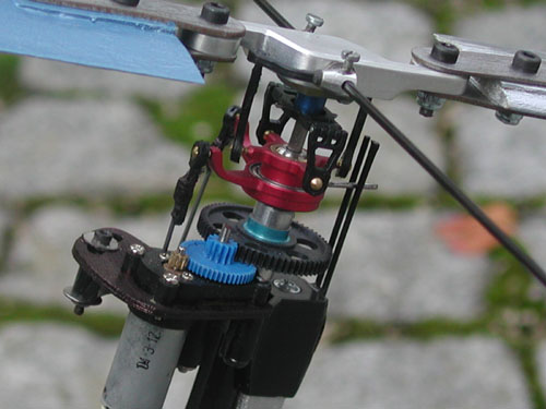 Statt des Hummingbirdkopfes ein Piccolo-Kopf mit diversen Aluteilen