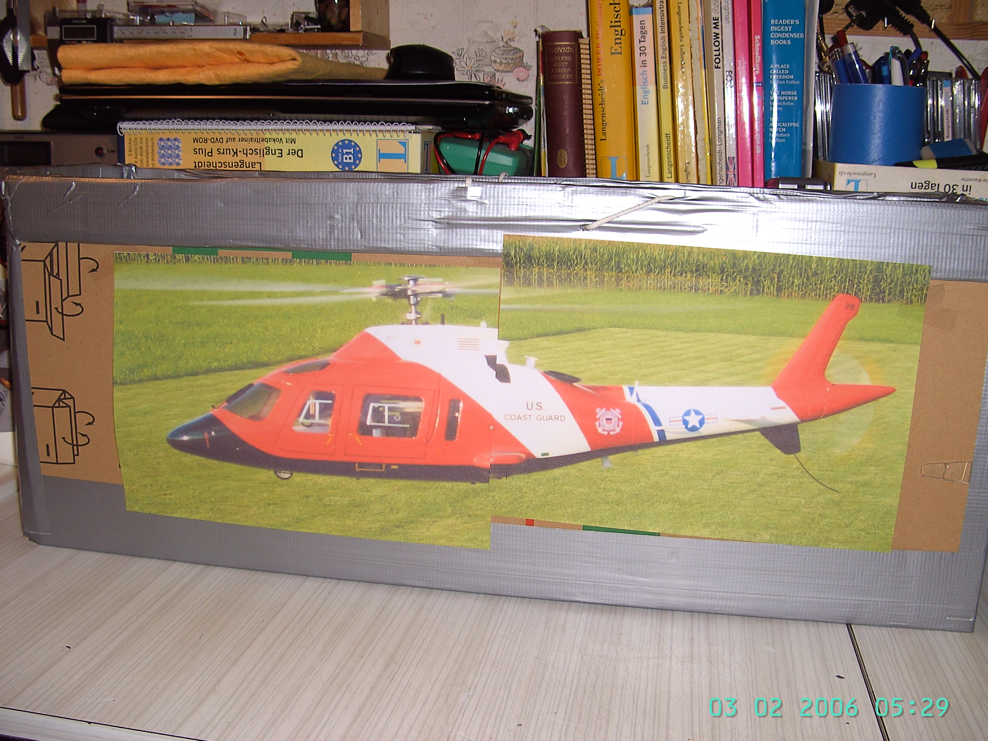 A-109 aus zwei A4 Papier