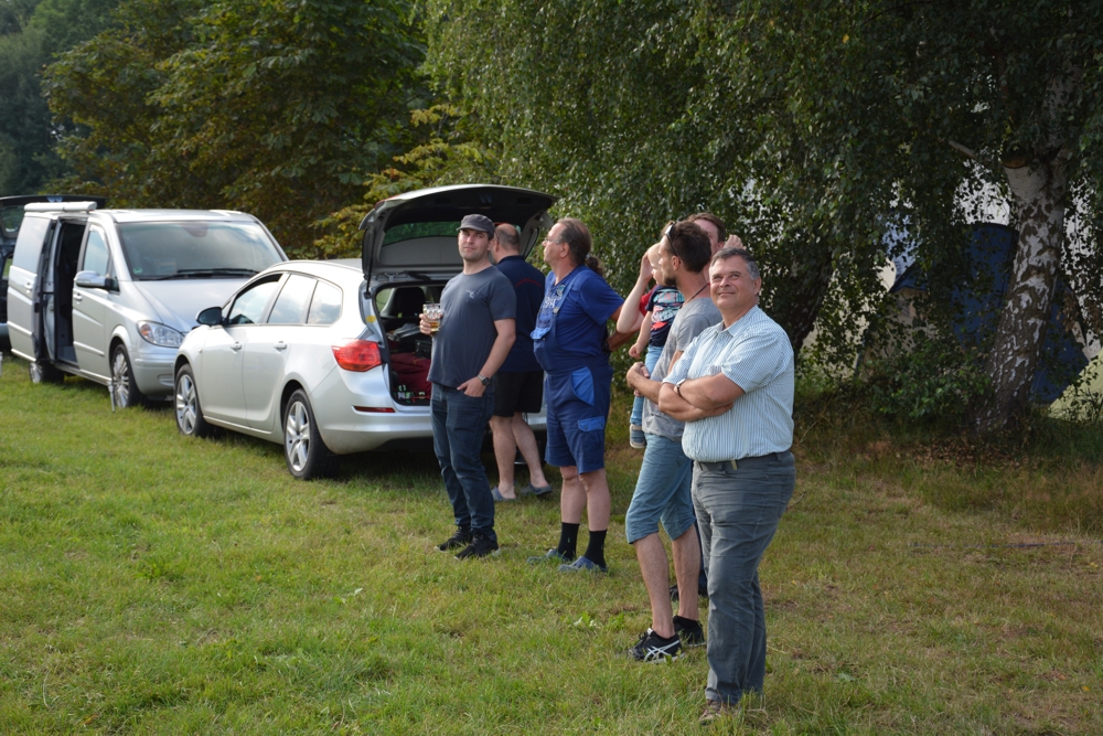 Bier und Wetter genießen...