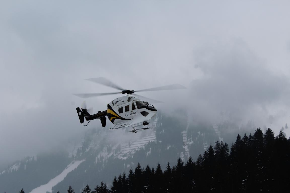 Landeanflug in Riezlern/Kleinwalsertal