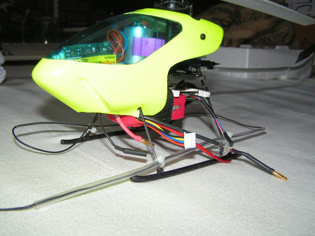 Antennenverlegung am DF 4.