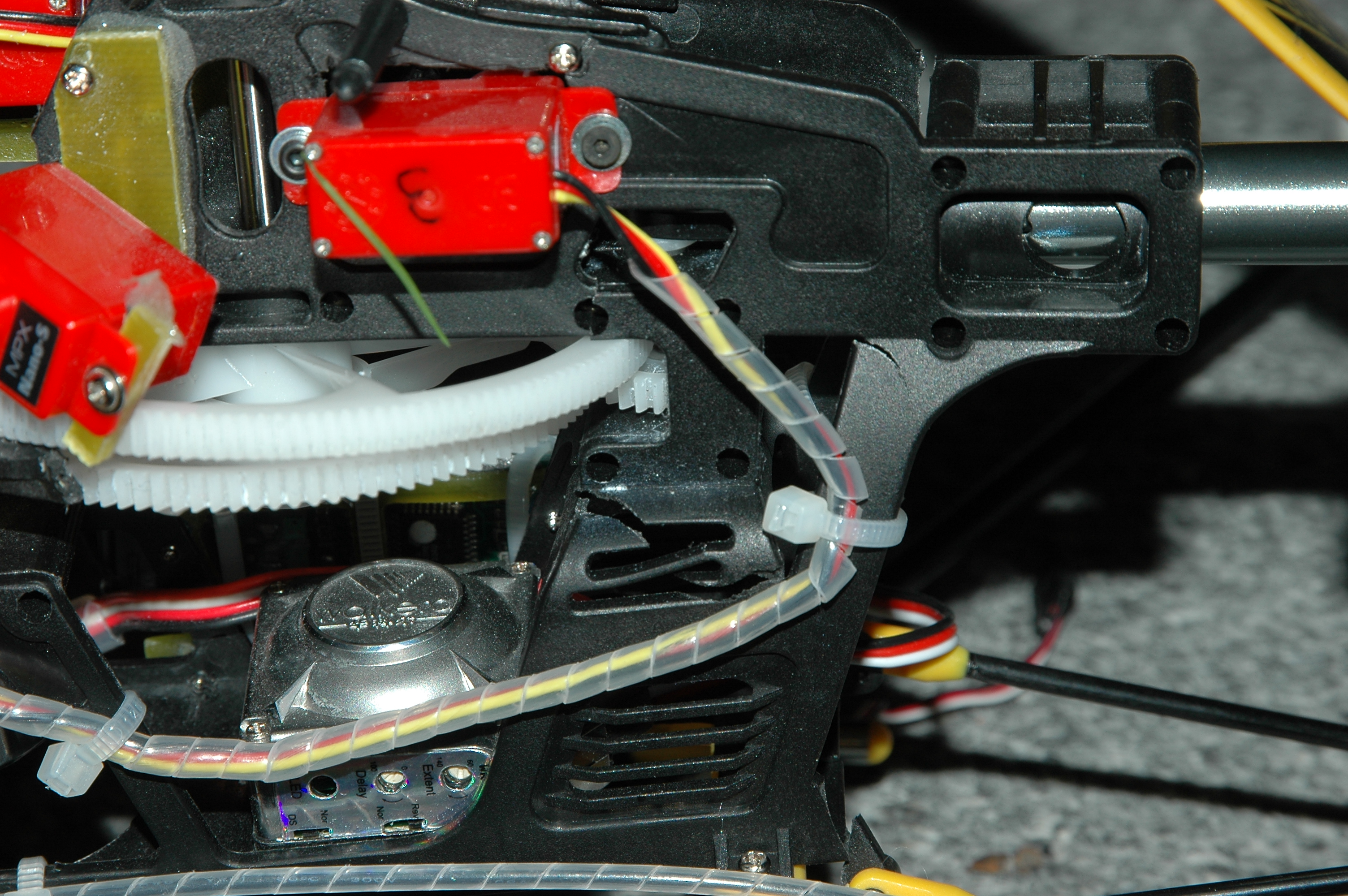 Bruch hinten im Chassis