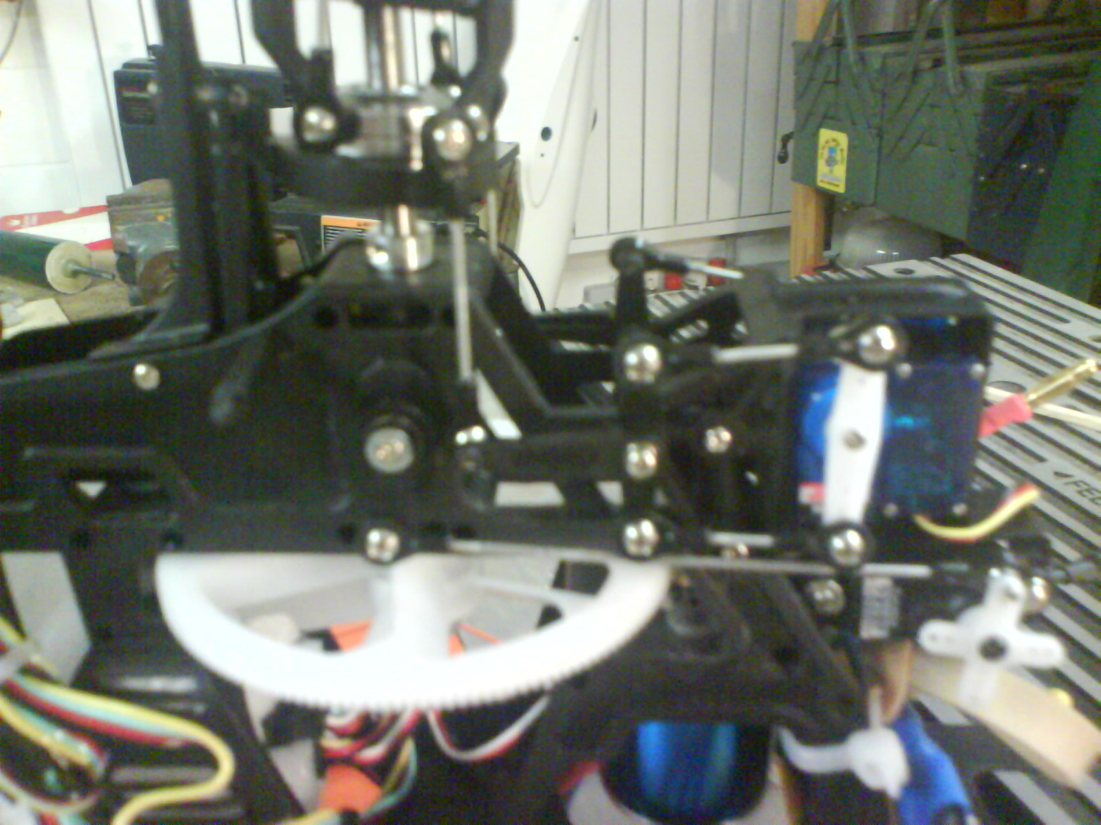 Anlenkung jetzt mit einem Futaba am Nick...