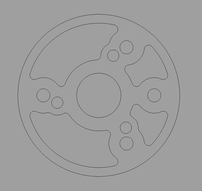 Motorspant für Pylon <br />3 verschiedene Motoren <br />19mm 120°<br />25mm 120°<br />25mm 180°