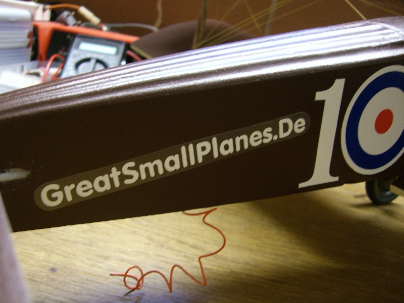 Ja nee in der heutigen zeit macht auch eine Sopwith – Pup “Werbung“