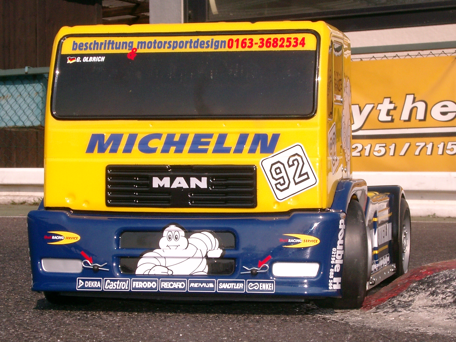 Gröschel Truck Competition 1:6 auf meiner damaligen Hausstrecke in Dormagen