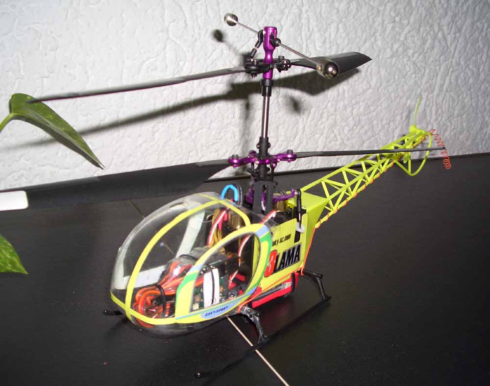 Lama brushless mit teilweisem ALU Tuning