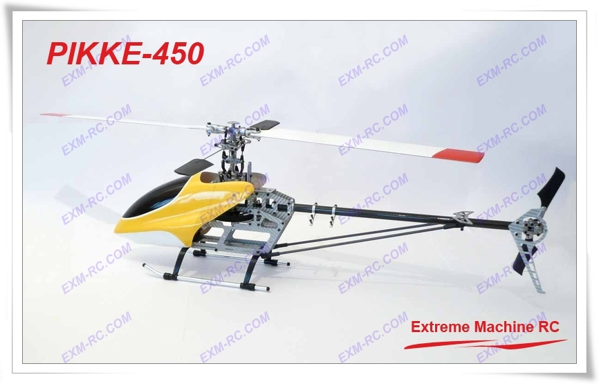 Pikke450, silbernes Chassis + Silber Alu