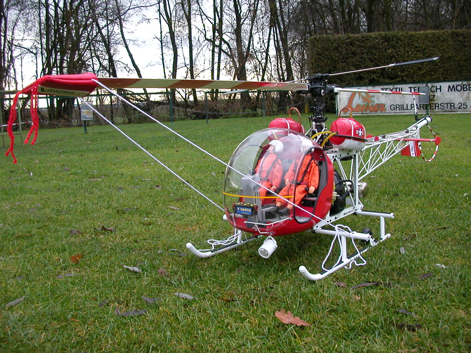 Rotorblattabspannung