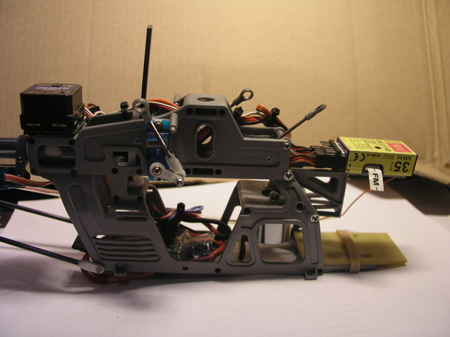 zerlegt mechanik ohne lander, kopf und heck
