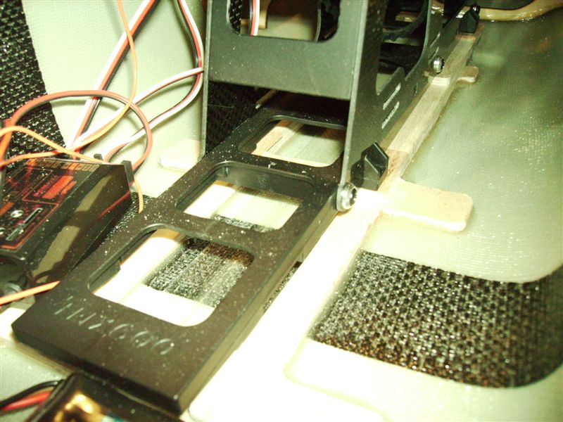 Einbauplatte für die Mechanik