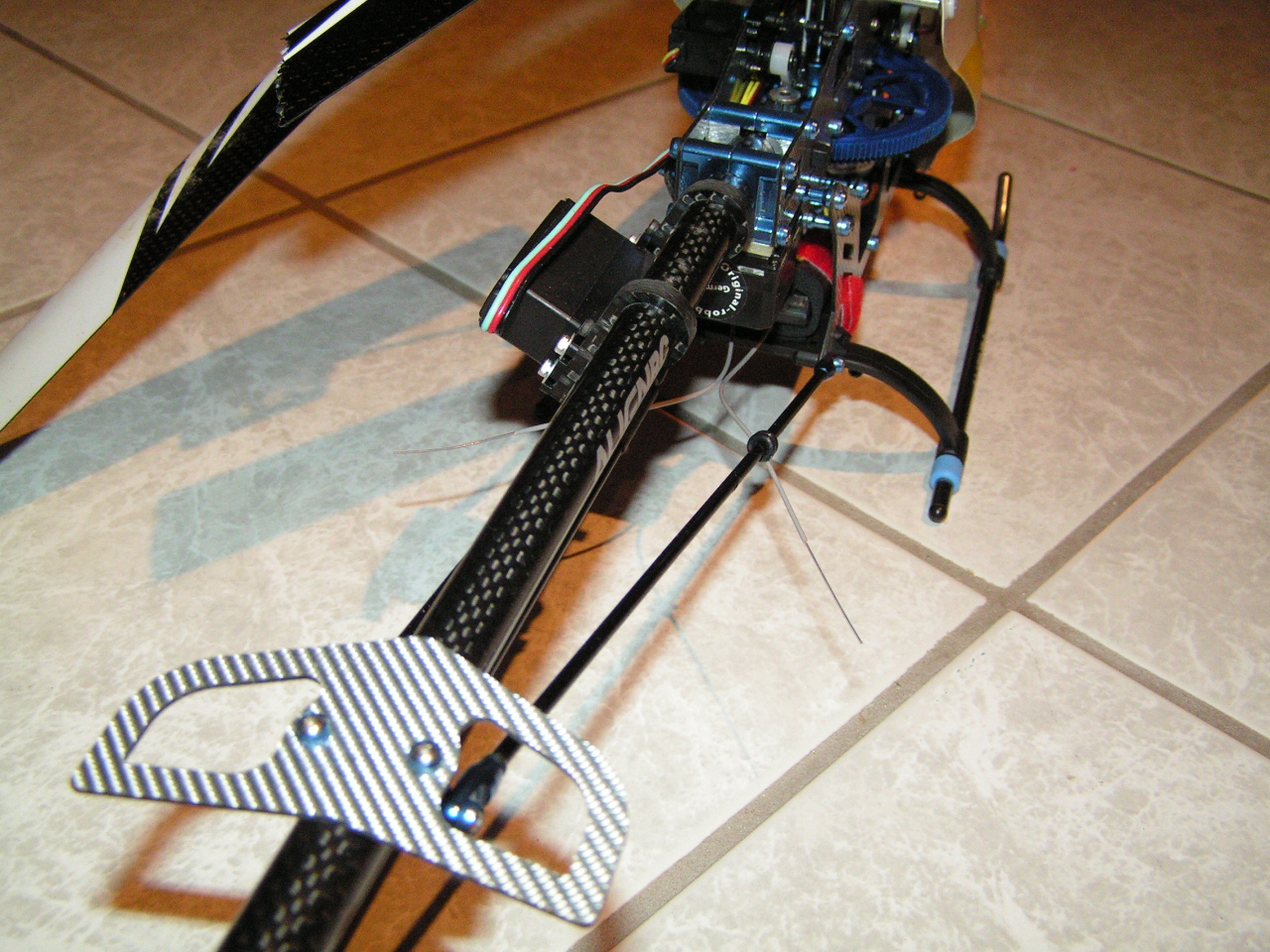 FASST Antennen am T-Rex 450SE V2