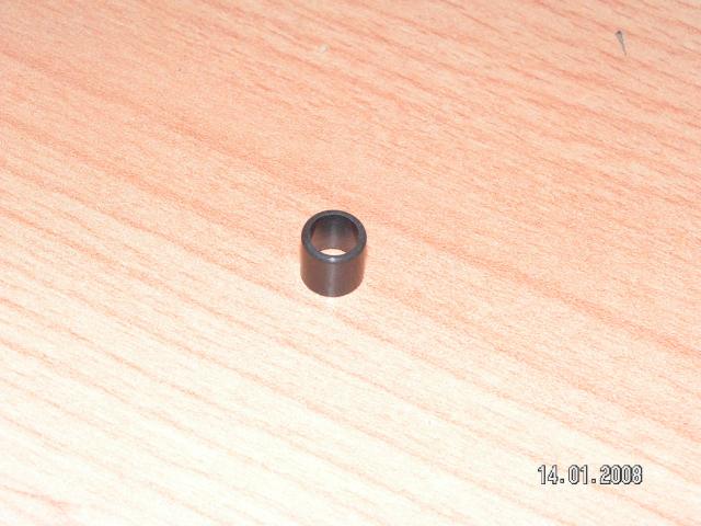 Die Reduzierhülse 8 auf 6mm Wellendurchmesser