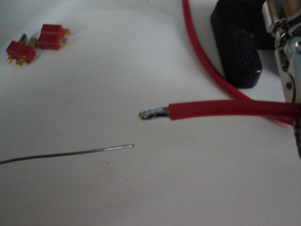 Kabel gut verzinnen!