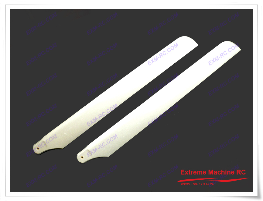 Extreme Hauptrotorblätter, GFK, 325mm, Silber